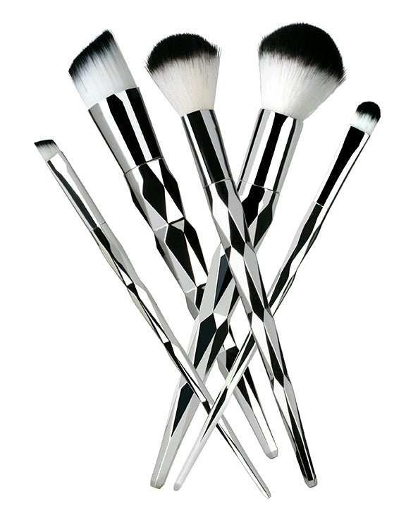 Makeup Brush - Diamond Set (5 pcs) On Sale