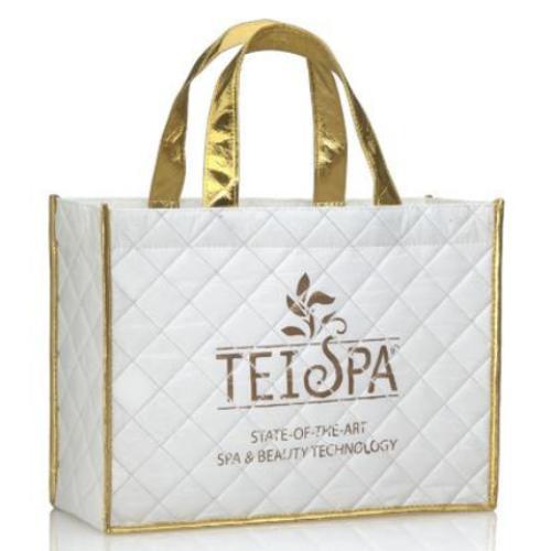 Gold Shopping Bag (Small) - Tei Spa Beauty
